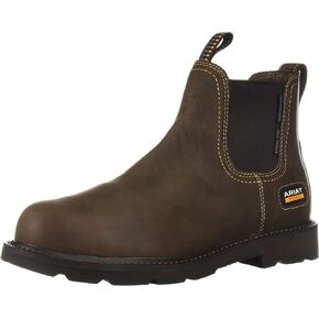 Ariat Groundbreaker Chelsea Waterproof Steel Toe Work Boot – Men’s Leather Boots in Saudi Arabia