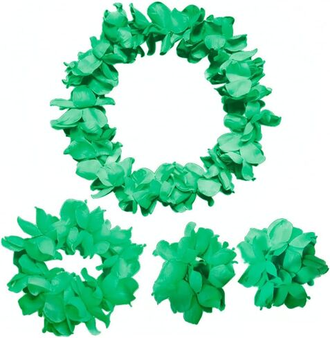 مجموعة عصابة رأس من CISMARK Hawaiian Luau Flower Leis Jumbo in Kuwait
