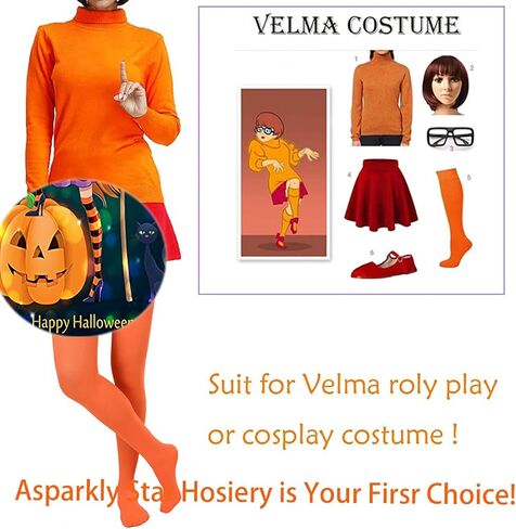 جوارب طويلة فوق الركبة للنساء، جوارب طويلة سادة عالية الفخذ، جوارب غير شفافة للحفلات التنكرية, One Size in Kuwait