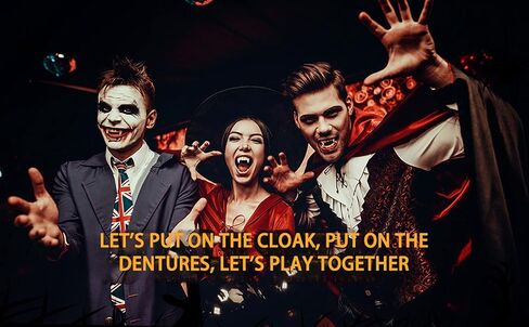Adult Vampire Double-Sided Hooded Cloak Halloween Costume, and Vampire Dentures as Gift (63 in) in Saudi Arabia