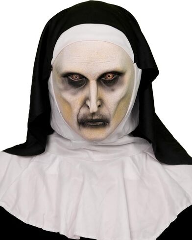ألعاب cheallthion قناع راهبة الهالوين المخيف من اللاتكس للهالوين قناع راهبة كامل الرأس كوسبلاي دعائم حفلات الهالوين in Kuwait