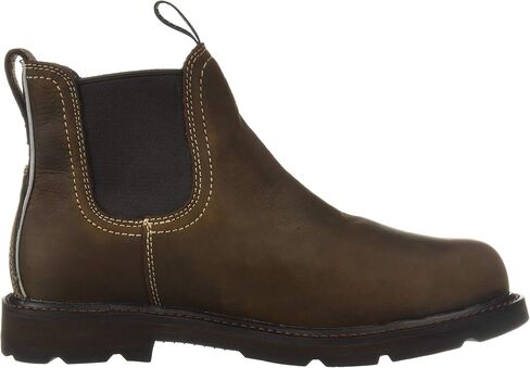 Ariat Groundbreaker Chelsea Waterproof Steel Toe Work Boot – Men’s Leather Boots in Saudi Arabia