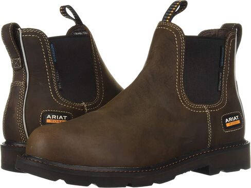 Ariat Groundbreaker Chelsea Waterproof Steel Toe Work Boot – Men’s Leather Boots in Saudi Arabia