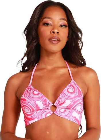 iHeartRaves Women's Cut Out Crop Top in Saudi Arabia