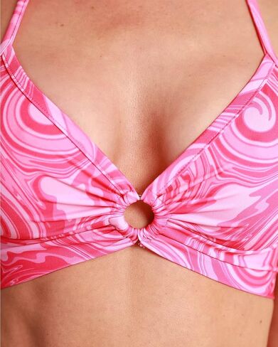 iHeartRaves Women's Cut Out Crop Top in Saudi Arabia
