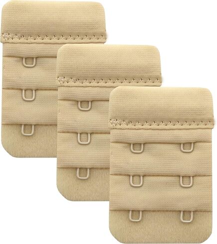 LeonHien Women's Bra Extenders 2 Hook/3 Hook/4 Hook/5 Hook, Soft and Comfortable Bra Strap Extension in Kuwait