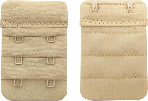 LeonHien Women's Bra Extenders 2 Hook/3 Hook/4 Hook/5 Hook, Soft and Comfortable Bra Strap Extension in Kuwait