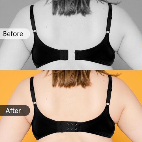 مجموعة موسعات حمالة الصدر Lusofie 18 قطعة 1 خطاف / 2 خطاف / 3 خطافات / 4 خطافات حمالة صدر مرنة تمديد حمالة صدر حزام تمديد للنساء للسيدات (أبيض، أسود، جلد) in Kuwait