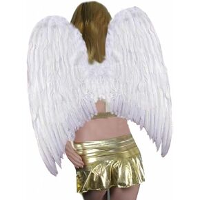 Extra Large FeatherHalloween Fairy Angel Wings 3 Color Black, White or Red