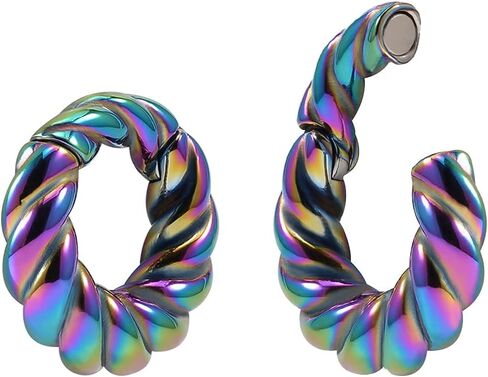 PUNKYOUTH Ear Hanger Weights For Stretched Ear Gauges 0g 00g Stainless Steel Ear Heavy Dangle For Women Plugs Tunnels Piercing Kit in Saudi Arabia