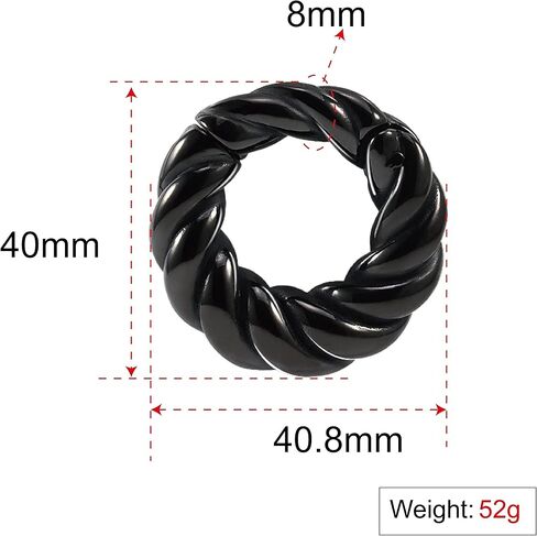 PUNKYOUTH Ear Hanger Weights For Stretched Ear Gauges 0g 00g Stainless Steel Ear Heavy Dangle For Women Plugs Tunnels Piercing Kit in Saudi Arabia