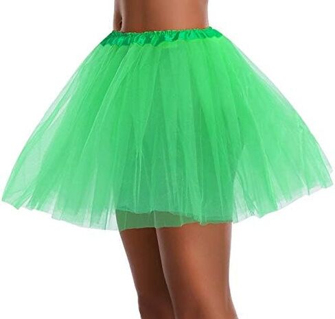 Women's, Teen, Adult Classic Elastic 3, 4, 5 Layered Tulle Tutu Skirt in Kuwait