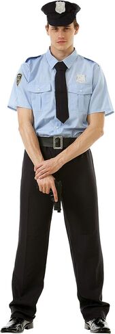 Good Cop Mens Halloween Costume - 911 Police Officer Classic Uniform in Saudi Arabia