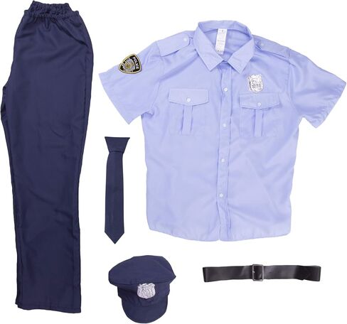 Good Cop Mens Halloween Costume - 911 Police Officer Classic Uniform in Saudi Arabia