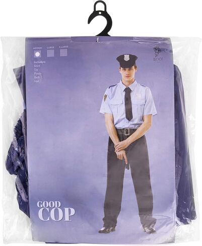 Good Cop Mens Halloween Costume - 911 Police Officer Classic Uniform in Saudi Arabia