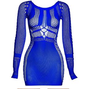 XIUSEMY ملابس داخلية نسائية فستان مثير بيبي دول Bodycon فستان شبكة صيد السمك قطعة واحدة شبكة تيدي شبكة صيد السمك قميص نوم