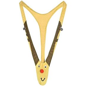 Rukisac Christmas Gag Gift Reindeer Underwear Mankini Men Thong Suits with Bells Pranks for White Elephant Exchange Gifts Valentines Day in Saudi Arabia