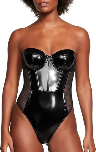 Victoria's Secret Patent Leather Teddy, Women's Lingerie (XS-XXL) in Saudi Arabia