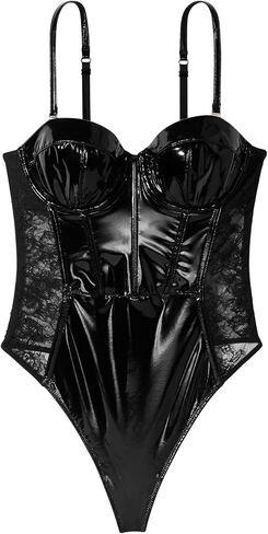 Victoria's Secret Patent Leather Teddy, Women's Lingerie (XS-XXL) in Saudi Arabia