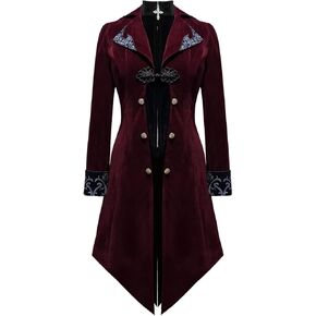 ZNZHKR Womens Medieval Renaissance Gothic Frock Coat Steampunk Victorian Jacket