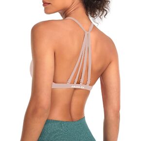 Sports Bras for Women Workout Strappy Backless Bra Yoga Crop Tank Top