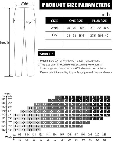 سراويل ضيقة للسيدات من Yiwbeij بخصر عالٍ - سراويل ضيقة قابلة للتمدد للغاية للرياضة النسائية in Kuwait