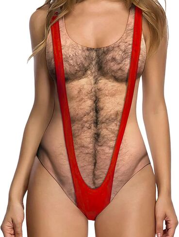 uideazone المرأة مثير عالية قطع قطعة واحدة ملابس السباحة مضحك ثوب السباحة Monokini ملابس السباحة in Kuwait