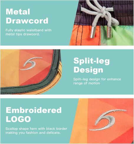 شورت سباحة نسائي من SURF CUZ - شورت سباحة نسائي من القماش سريع الجفاف للشاطئ أو السباحة in Kuwait