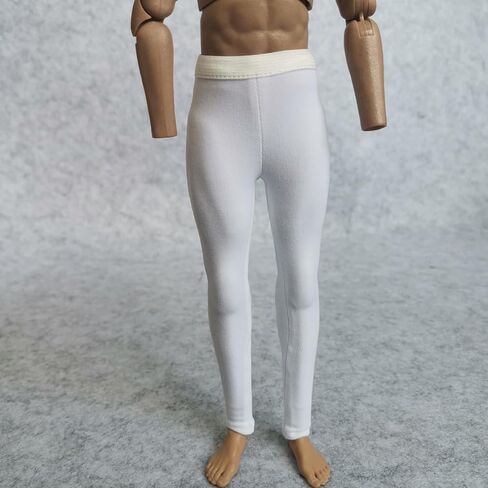 SSbeauty M 1/6 Custom Scale Man Tight Pantyhose Leggings Pants Trunks for 12" Male Action Figure Doll Clothes (Short Black) in Saudi Arabia