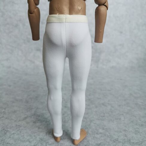 SSbeauty M 1/6 Custom Scale Man Tight Pantyhose Leggings Pants Trunks for 12" Male Action Figure Doll Clothes (Short Black) in Saudi Arabia