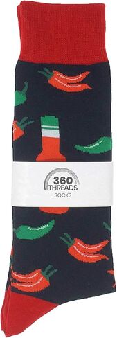 360 Threads Mens Novelty Socks 2 Pair Set - Halloween Best Dad Holiday in Kuwait