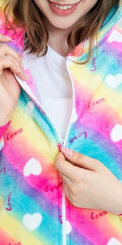 NewFuzzy Adult Onesie Unicorn Pajamas for Women Adult Christmas Halloween Cosplay Costume Sleepwear in Kuwait