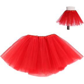 KICOFIT Tutu Skirts Women Girls Halloween Costume Party Dress Up Running Skirt 4 Layers 5 Layers