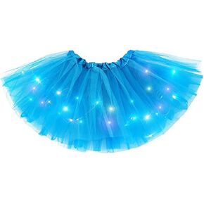 REETAN LED Tutu Skirt Light Up Layered Skirts Christmas Fashion Performance Tutu Costume for Women and Girls in Saudi Arabia