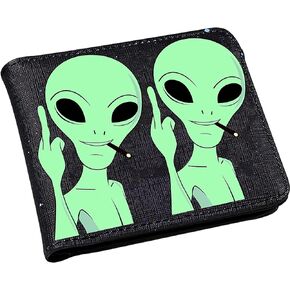 Toyuma Leather Wallet for Boys Wallets for Girls Kids Wallet Cute Kawaii Anime Cool Cartoon Fun Purse Credit ID Card Slim Bifold Small Coin Purses for Teens Boys Minimalist Wallet, Mushroom Maliao