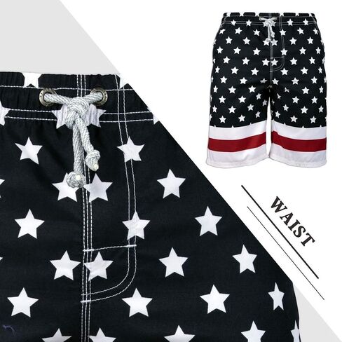 PREFER TO LIFE Men's Board Shorts, Quick Dry Swimwear Beach Holiday Party Bermuda Swim Big Pants … in Kuwait
