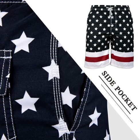 PREFER TO LIFE Men's Board Shorts, Quick Dry Swimwear Beach Holiday Party Bermuda Swim Big Pants … in Kuwait