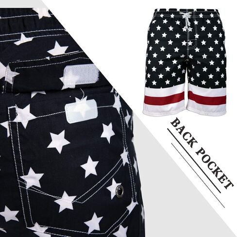 PREFER TO LIFE Men's Board Shorts, Quick Dry Swimwear Beach Holiday Party Bermuda Swim Big Pants … in Kuwait