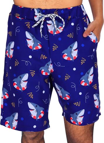 KYKU Swimming Trunks Men Swim Shorts Swimwear Beachwear Board Shorts with Pocket in Kuwait