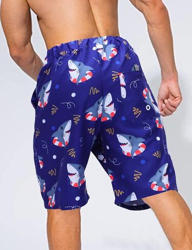 KYKU Swimming Trunks Men Swim Shorts Swimwear Beachwear Board Shorts with Pocket in Kuwait