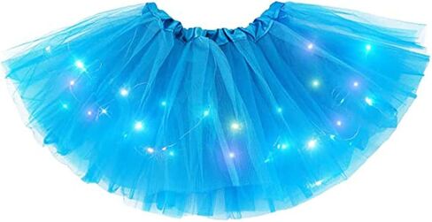 REETAN LED Tutu Skirt Light Up Layered Skirts Christmas Fashion Performance Tutu Costume for Women and Girls in Saudi Arabia