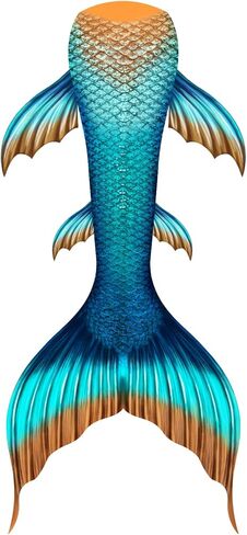 FOLOEO Mermaid Tails for Swimming, Mermaid Swimsuit Costume Set Bathing Suits for Adult & Teen（No Monofin & Support Plate in Saudi Arabia