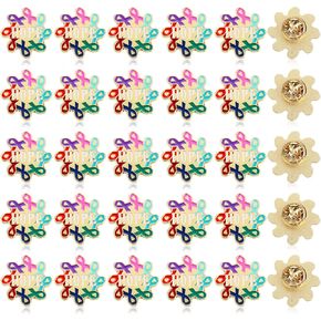 Riceshoot 30 Pcs Buttons Cancer Awareness Lapel Pin Bulk Prevention and Awareness Ribbon Hope Buttons Pins Pink Purple Red Green Blue Ribbon Pins for Cancer Awareness Survivor Month Party Favors in Saudi Arabia