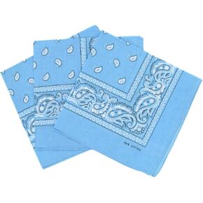 Boolavard 1s, 6s, 9s or 12 Pack Cowboy Bandanas Bandana with Original Paisley Pattern