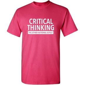 Critical Thinking Cool Adult Humor Graphic Novelty Sarcastic Mens Funny T Shirt in Saudi Arabia