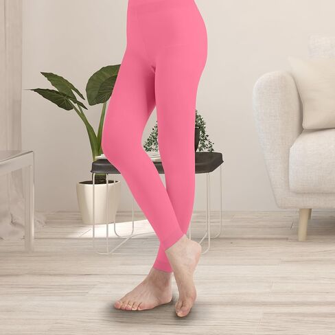 جوارب طويلة بدون قدم من الألياف الدقيقة غير الشفافة ذات اللون الصلب للنساء من EMEM Apparel in Kuwait
