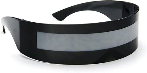 In Touch With Style Futuristic Shield Sunglasses Monoblock Cyclops 100% UV400 in Kuwait