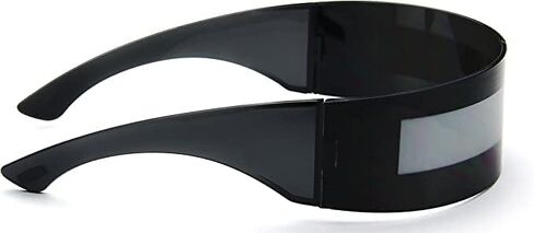 In Touch With Style Futuristic Shield Sunglasses Monoblock Cyclops 100% UV400 in Kuwait