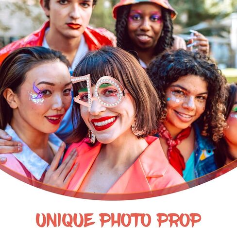 GALPADA Birthday Glasses 90th Birthday Decorations Eyeglasses Novelty Funny Eyewear Funny Costume Sunglasses in Kuwait