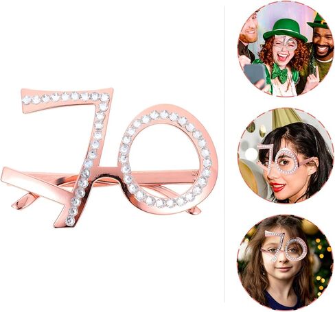 GALPADA Birthday Glasses 90th Birthday Decorations Eyeglasses Novelty Funny Eyewear Funny Costume Sunglasses in Kuwait